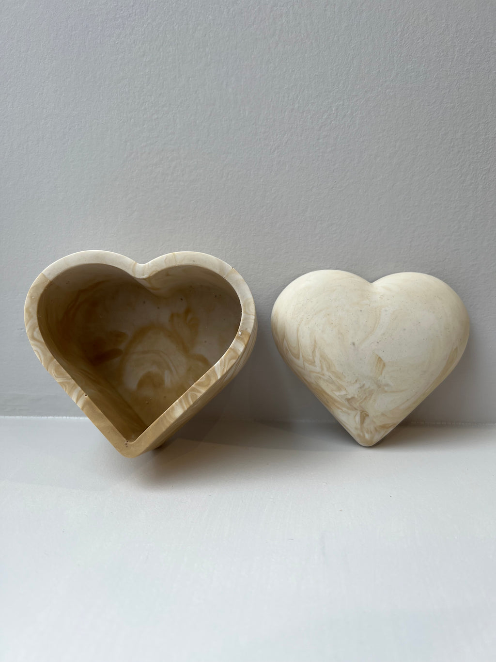 JESMONITE HEART JAR