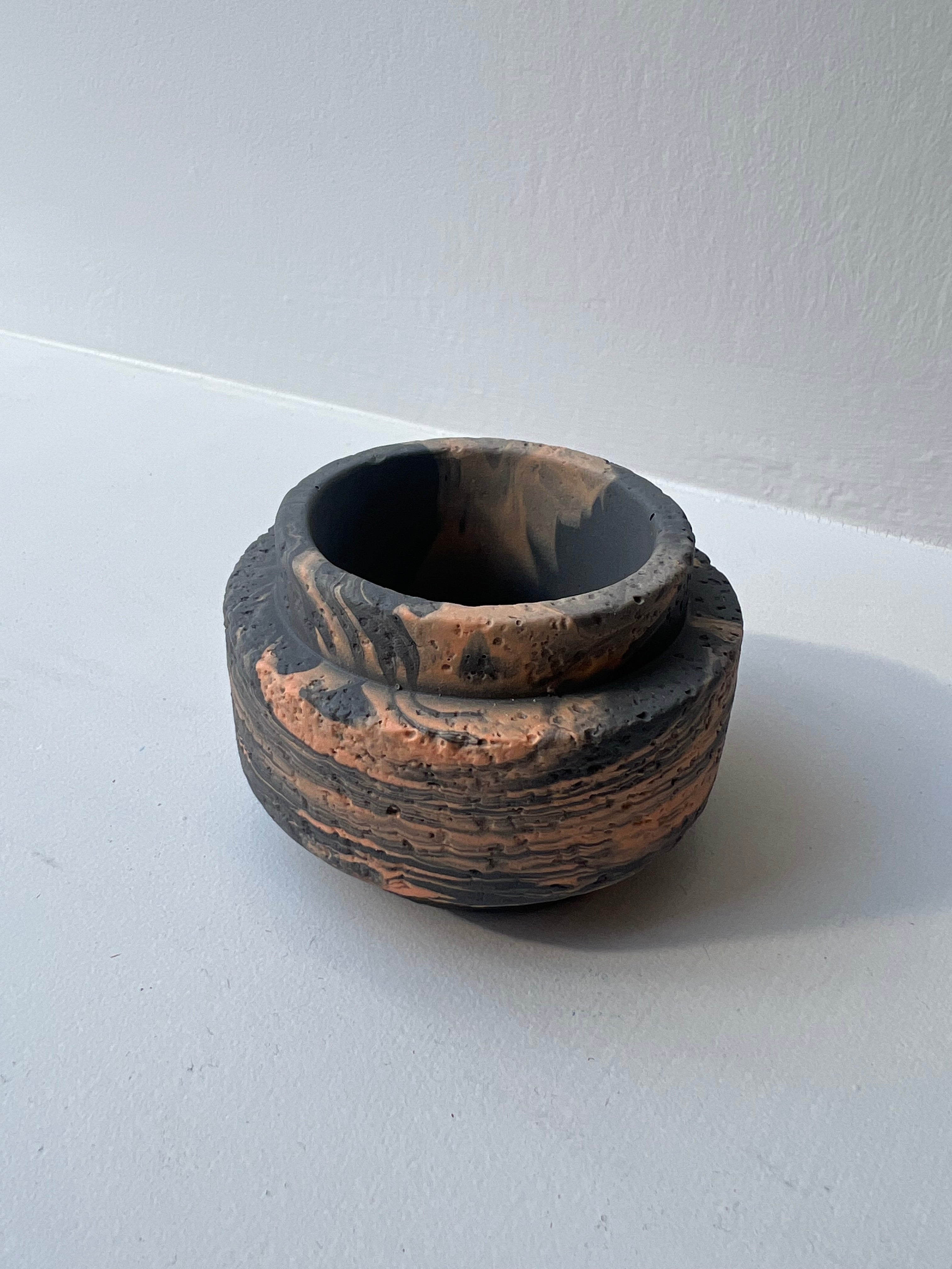 JESMONITE TRAY AND CANDLE SET