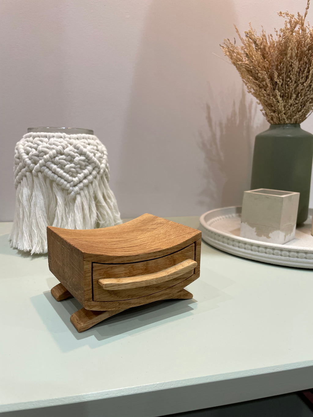 Hand crafted mini drawer box