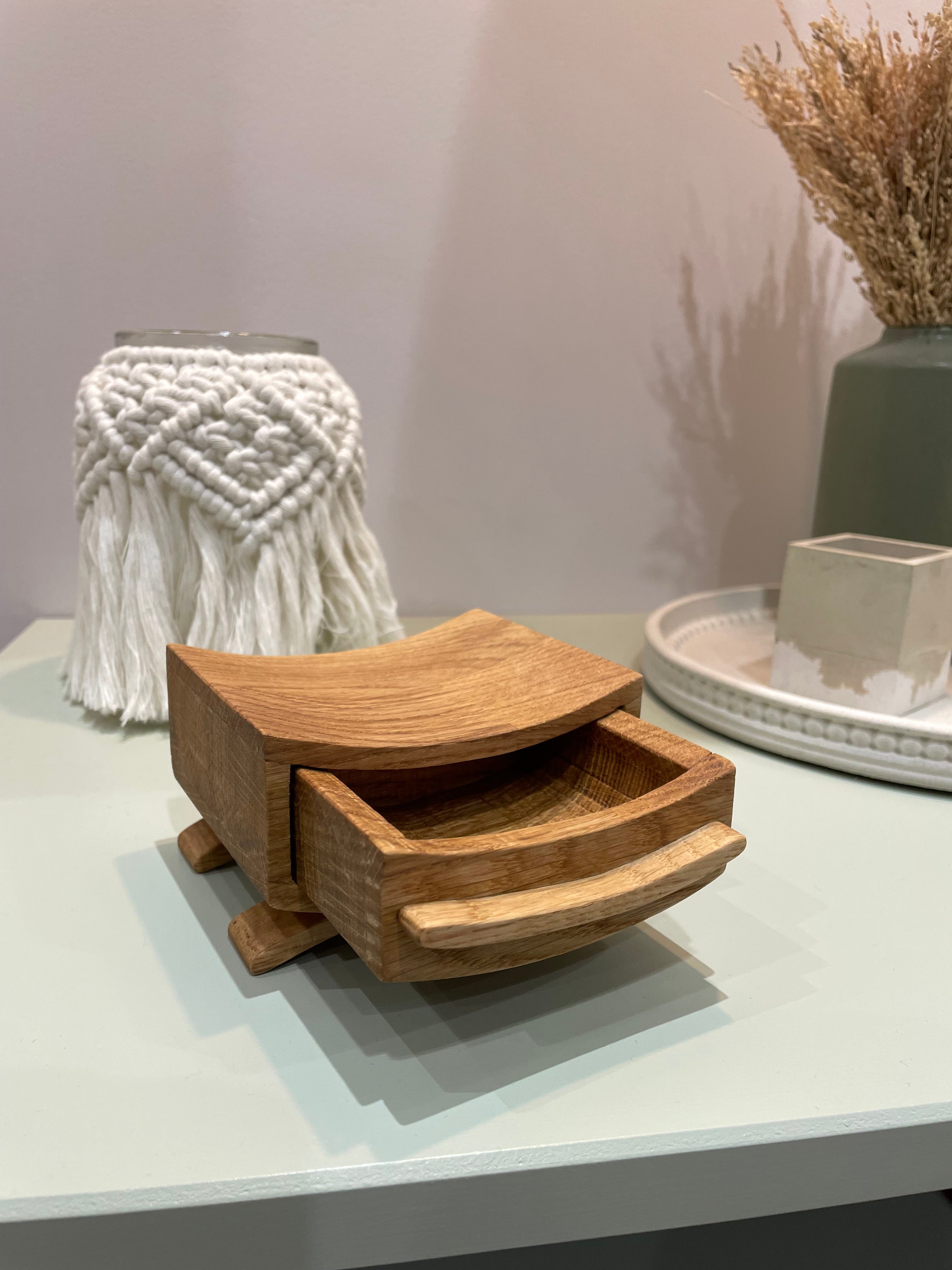 Hand crafted mini drawer box