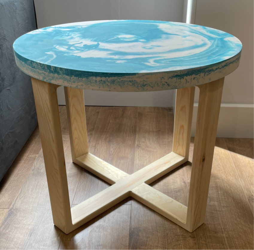 Jemsonite Table Pattern JESMONITE TABLE – BLUE RIVER FURNITURE