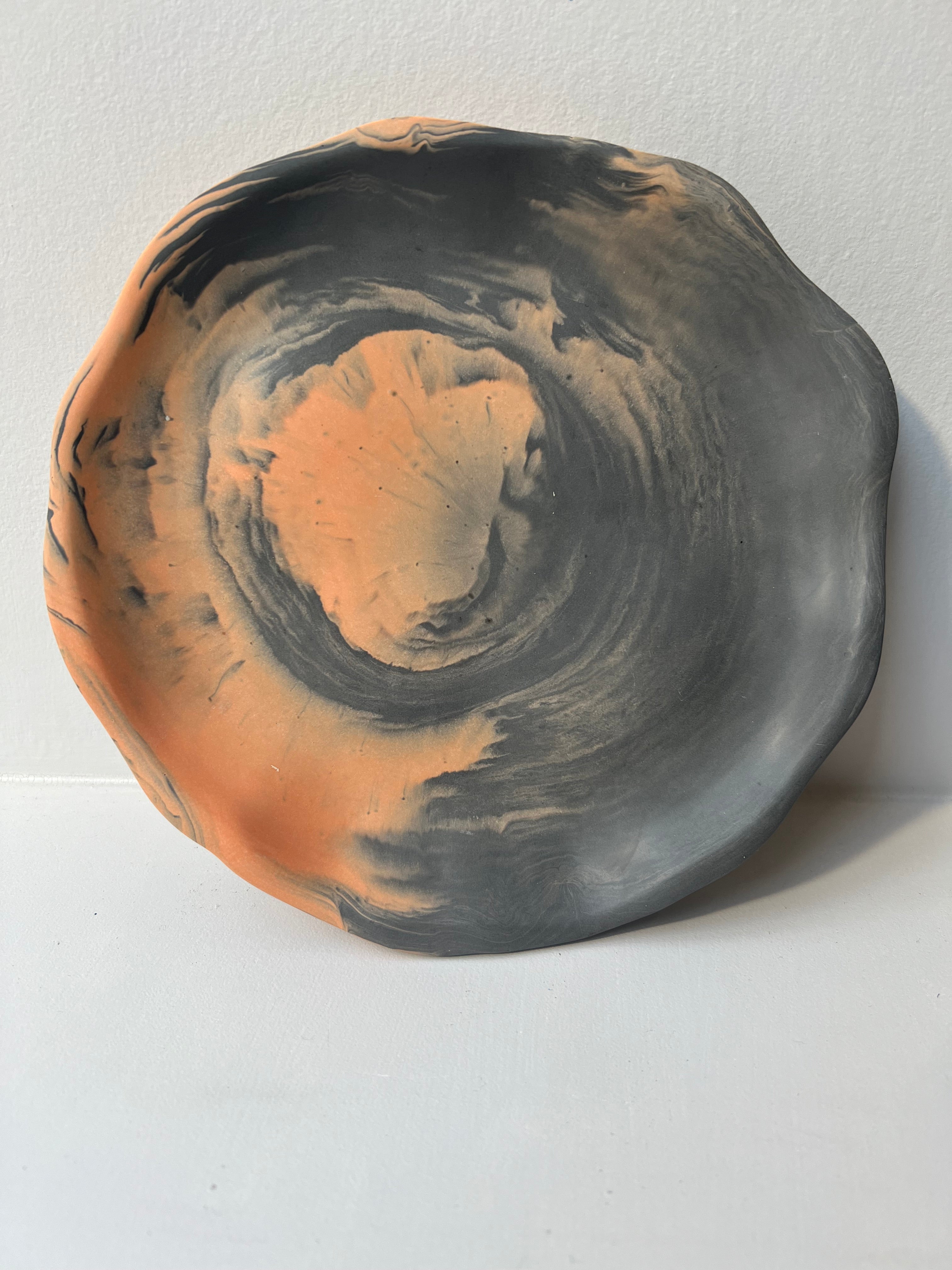 JESMONITE TRAY AND CANDLE SET