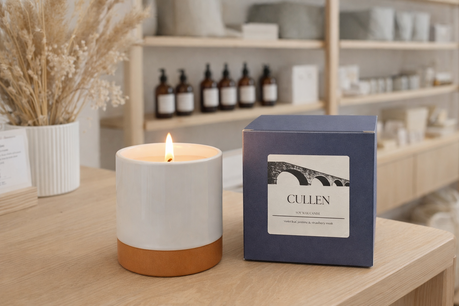 Cullen soy wax candle