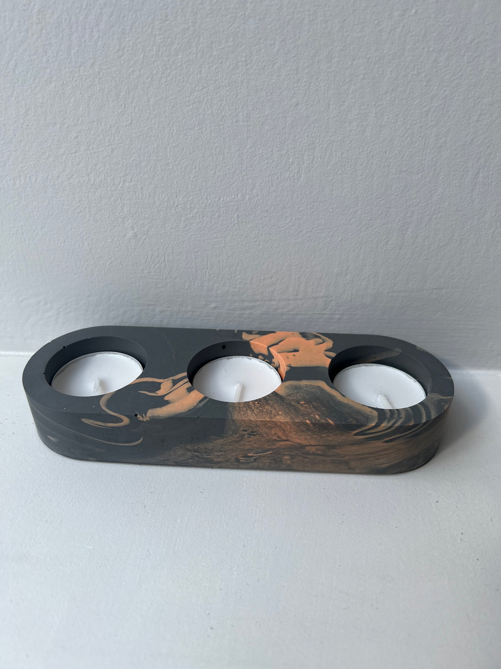 JESMONITE MARBLE TEALIGHT TRAY